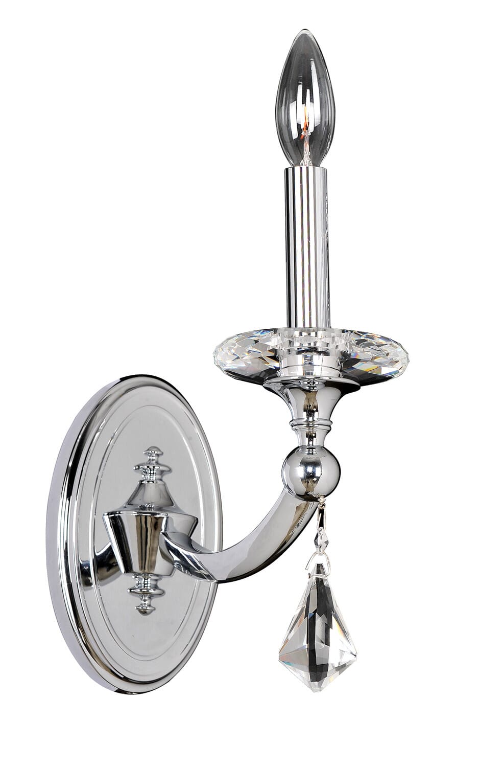 Allegri Floridia 11" Wall Sconce in Chrome