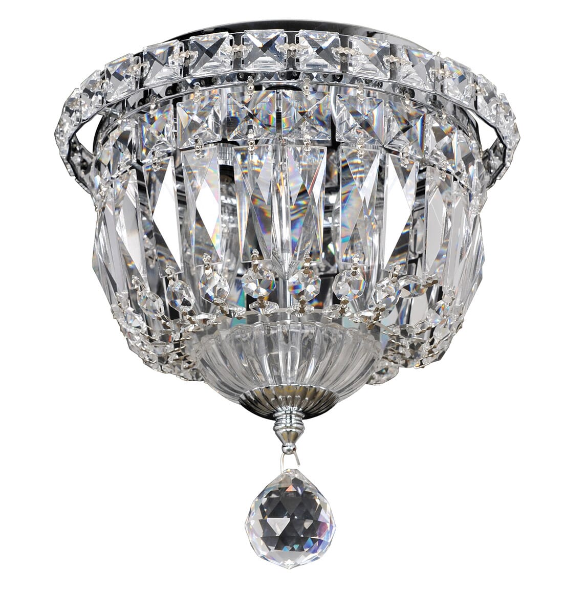 Allegri Betti 3-Light Ceiling Light in Chrome