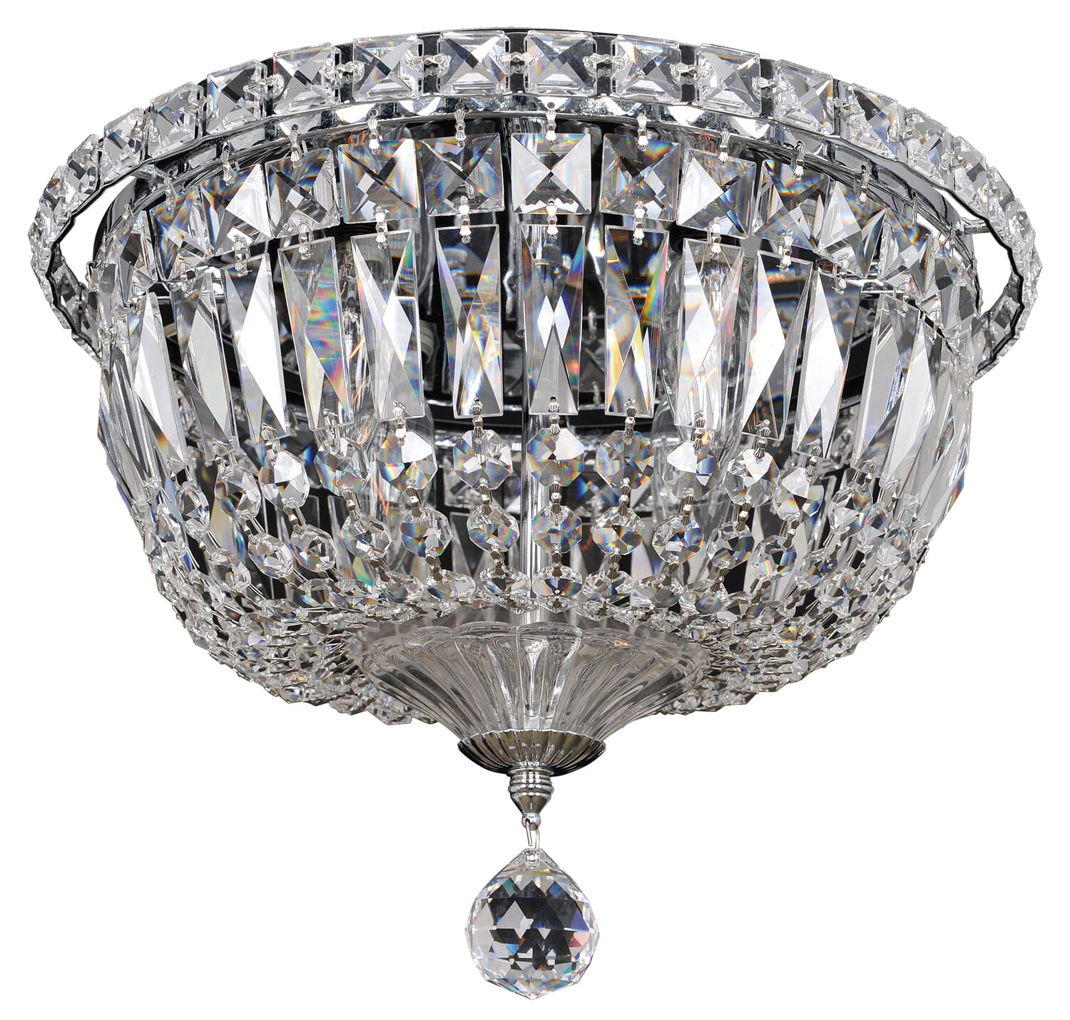 Allegri Betti 4-Light Ceiling Light in Chrome