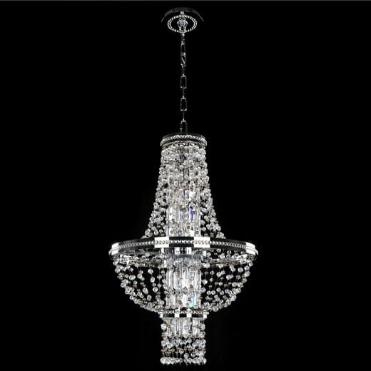 Allegri Capri 4-Light Pendant Light in Chrome