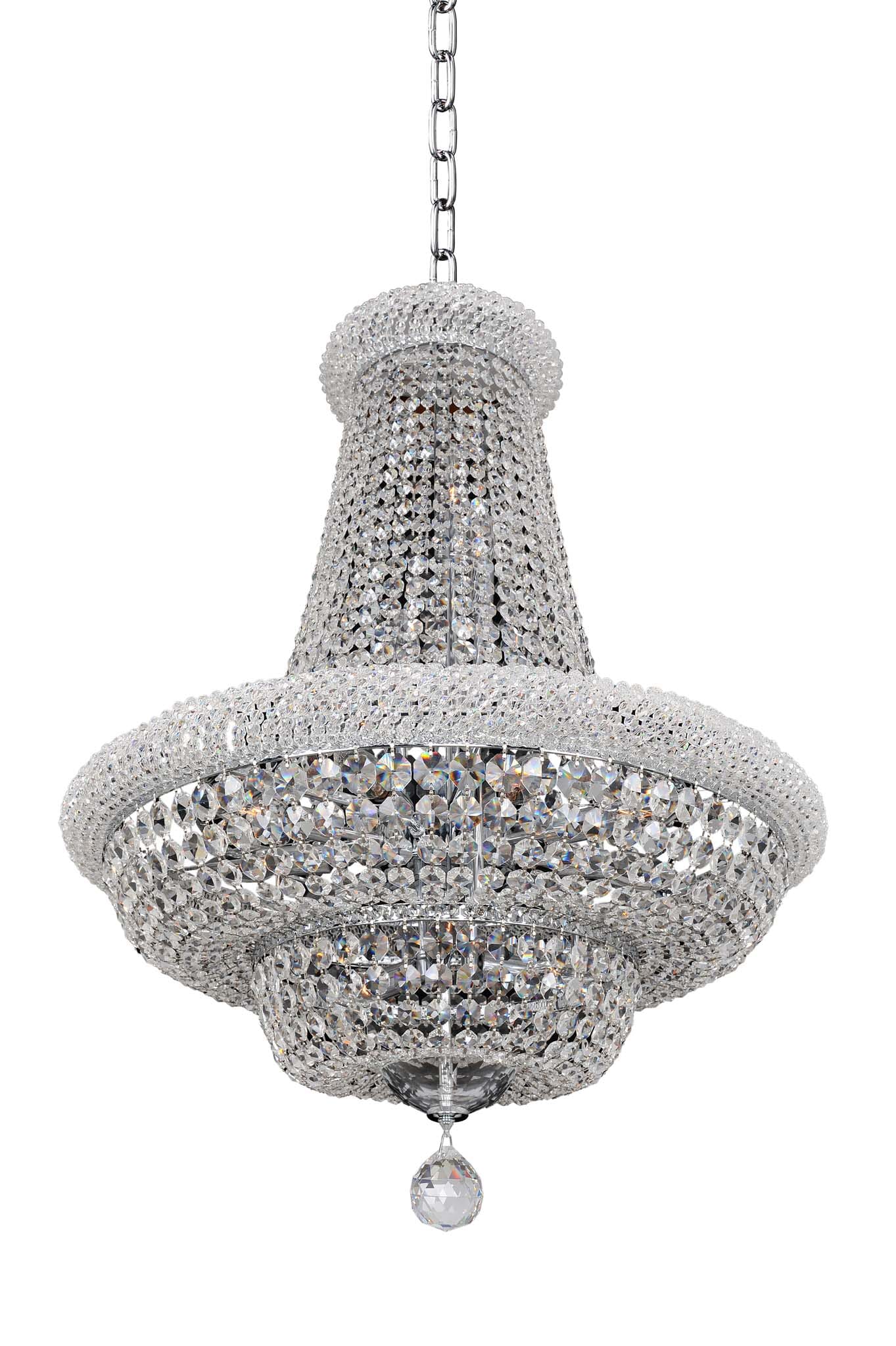 Allegri Napoli 9-Light Pendant Light in Chrome