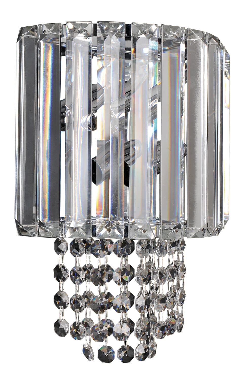 Allegri Adaliz 2-Light 11" Wall Sconce in Chrome