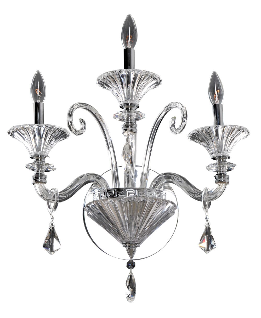 Allegri Chauvet 3-Light 23" Wall Sconce in Chrome