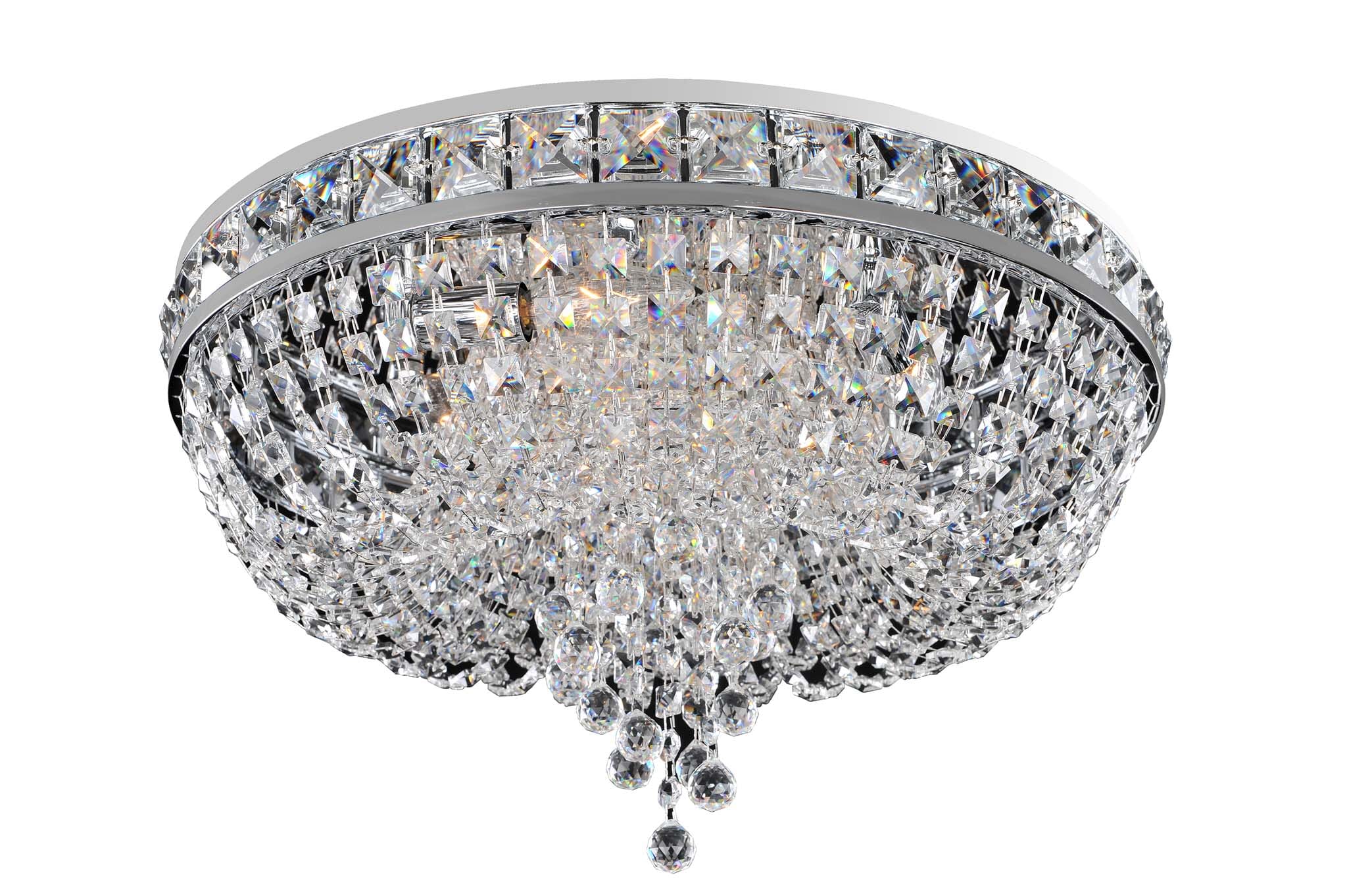 Allegri Cascata 4-Light Ceiling Light in Chrome