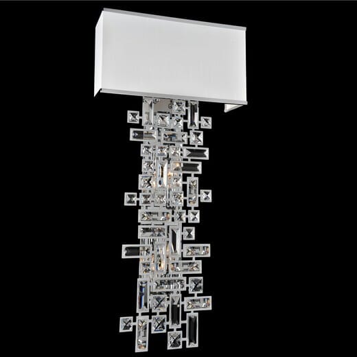 Allegri Vermeer 6-Light 30" Wall Sconce in Chrome