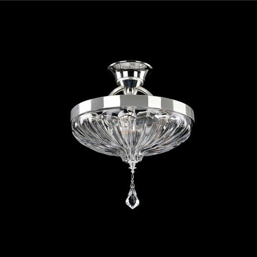 Allegri Orecchini 3-Light Ceiling Light in Two Tone Silver