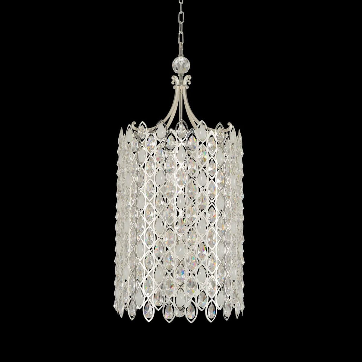 Allegri Prive 6-Light Pendant Light in Two Tone Silver