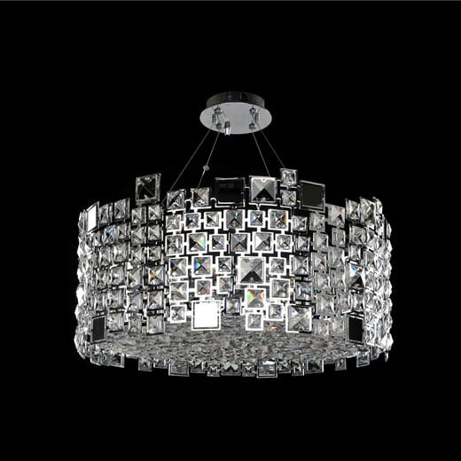 Allegri Dolo 8-Light Pendant Light in Chrome