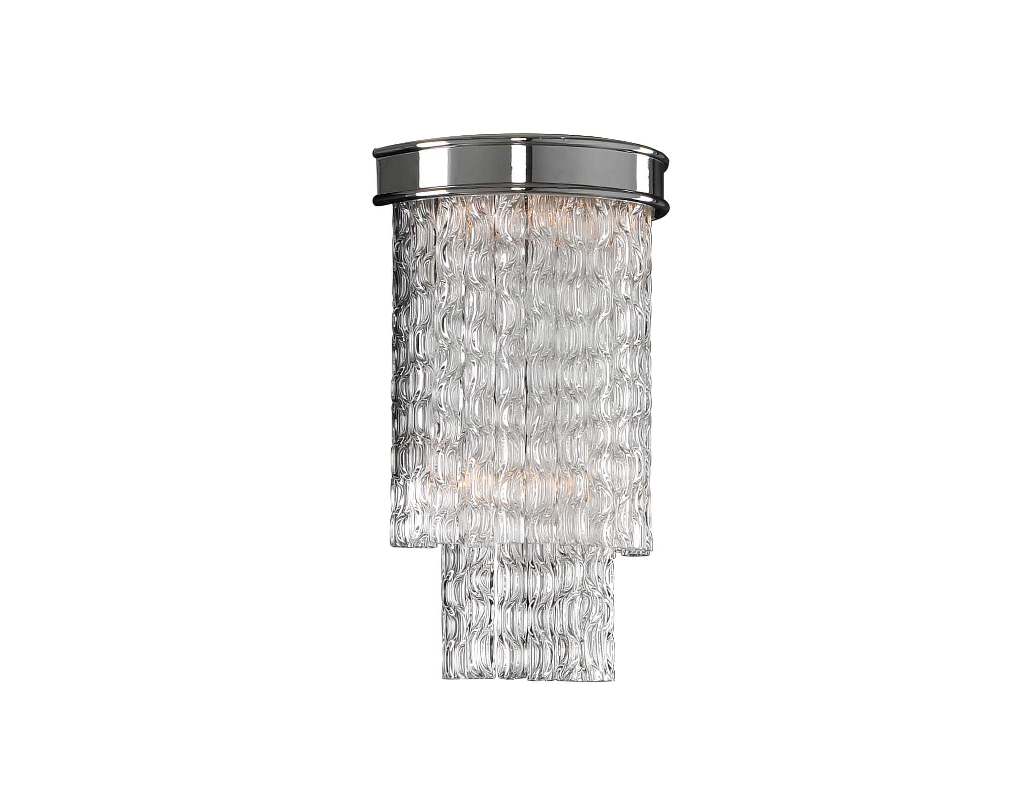 Allegri Savena 2-Light 14" Wall Sconce in Chrome