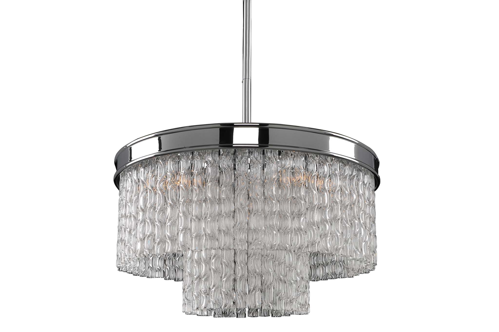 Allegri Savena 5-Light Pendant Light in Chrome