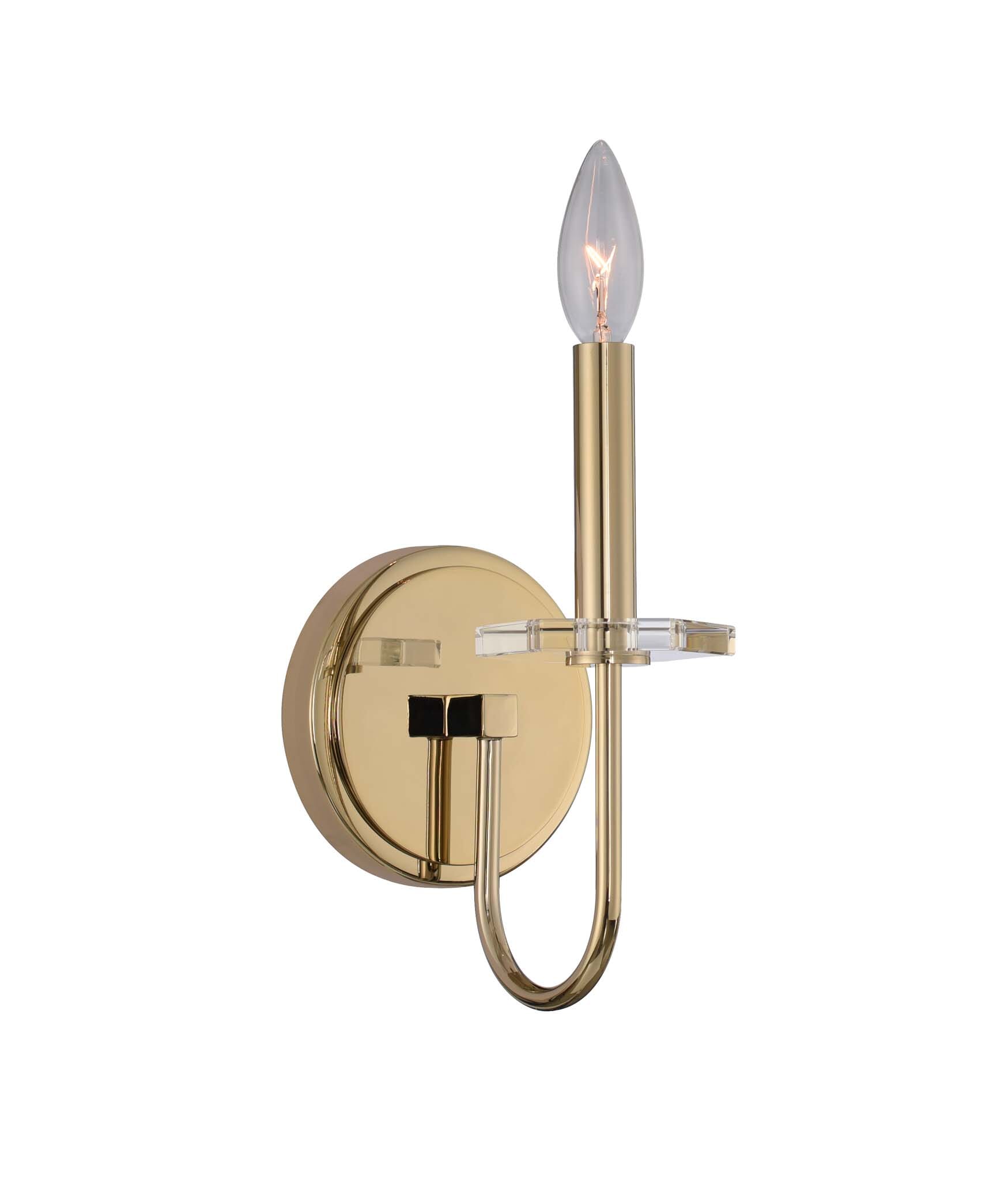 Allegri Bolivar 12" Wall Sconce in Champagne Gold