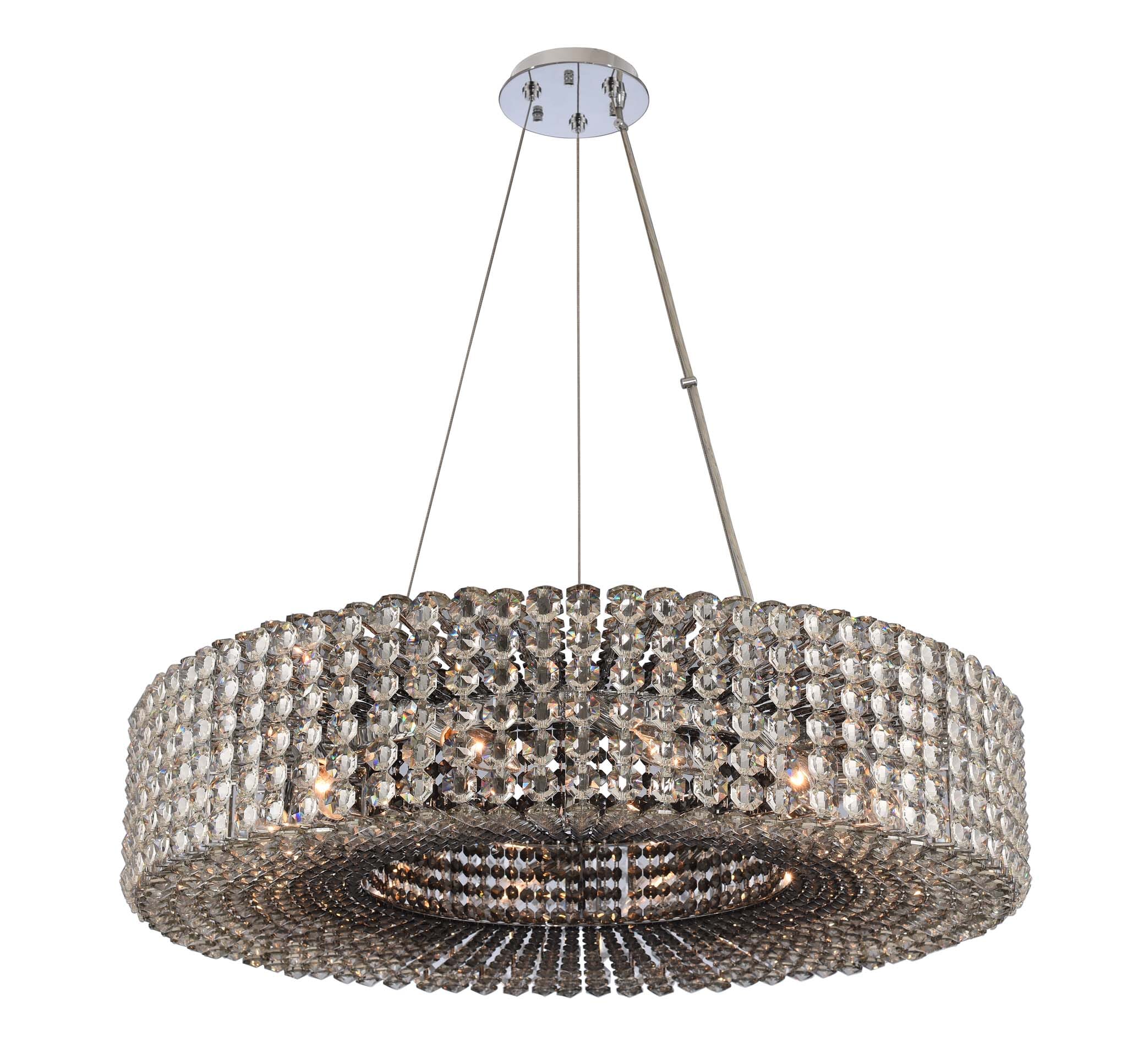 Allegri Anello 12-Light Pendant Light in Chrome