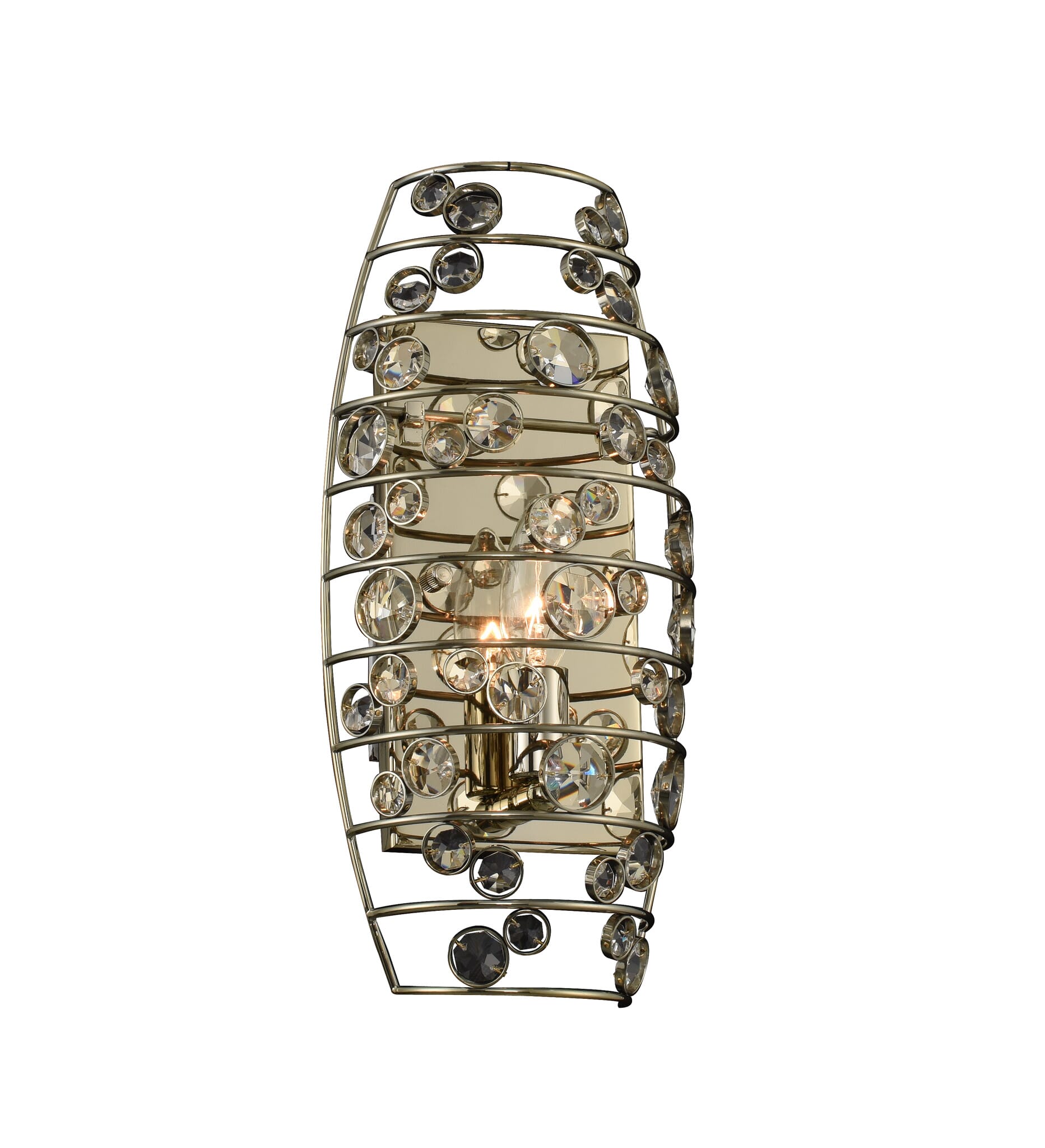 Allegri Gemini 14" Wall Sconce in Champagne Gold