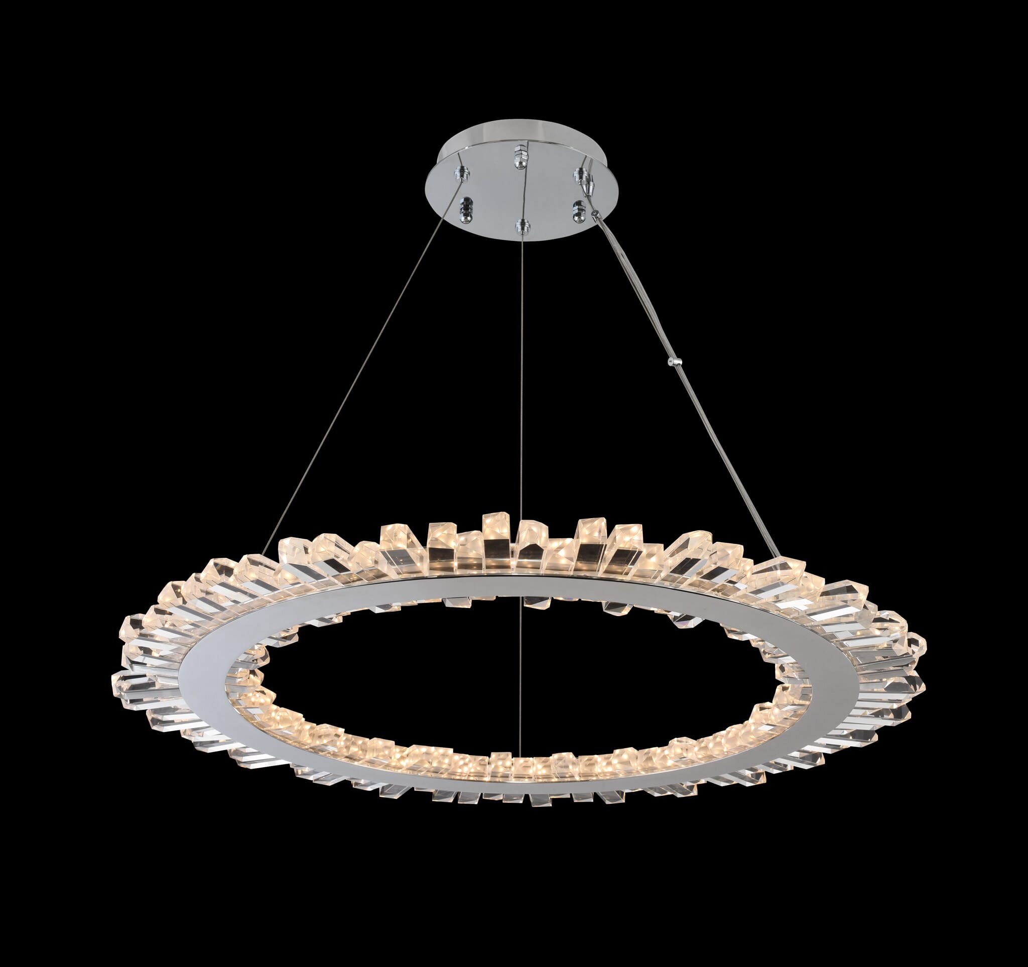 Allegri Quasar Pendant Light in Chrome