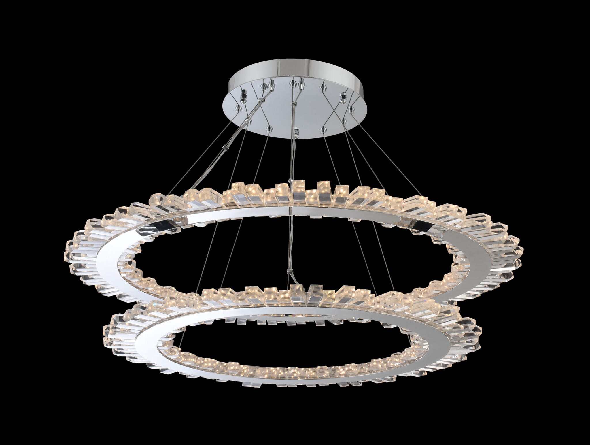 Allegri Quasar Pendant Light in Chrome