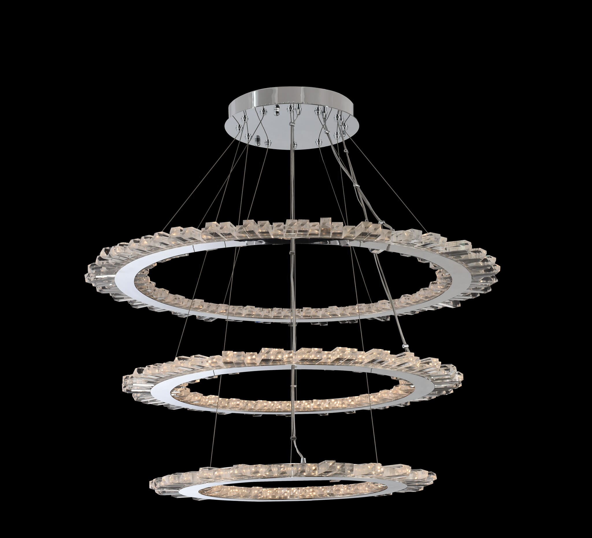 Allegri Quasar Pendant Light in Chrome