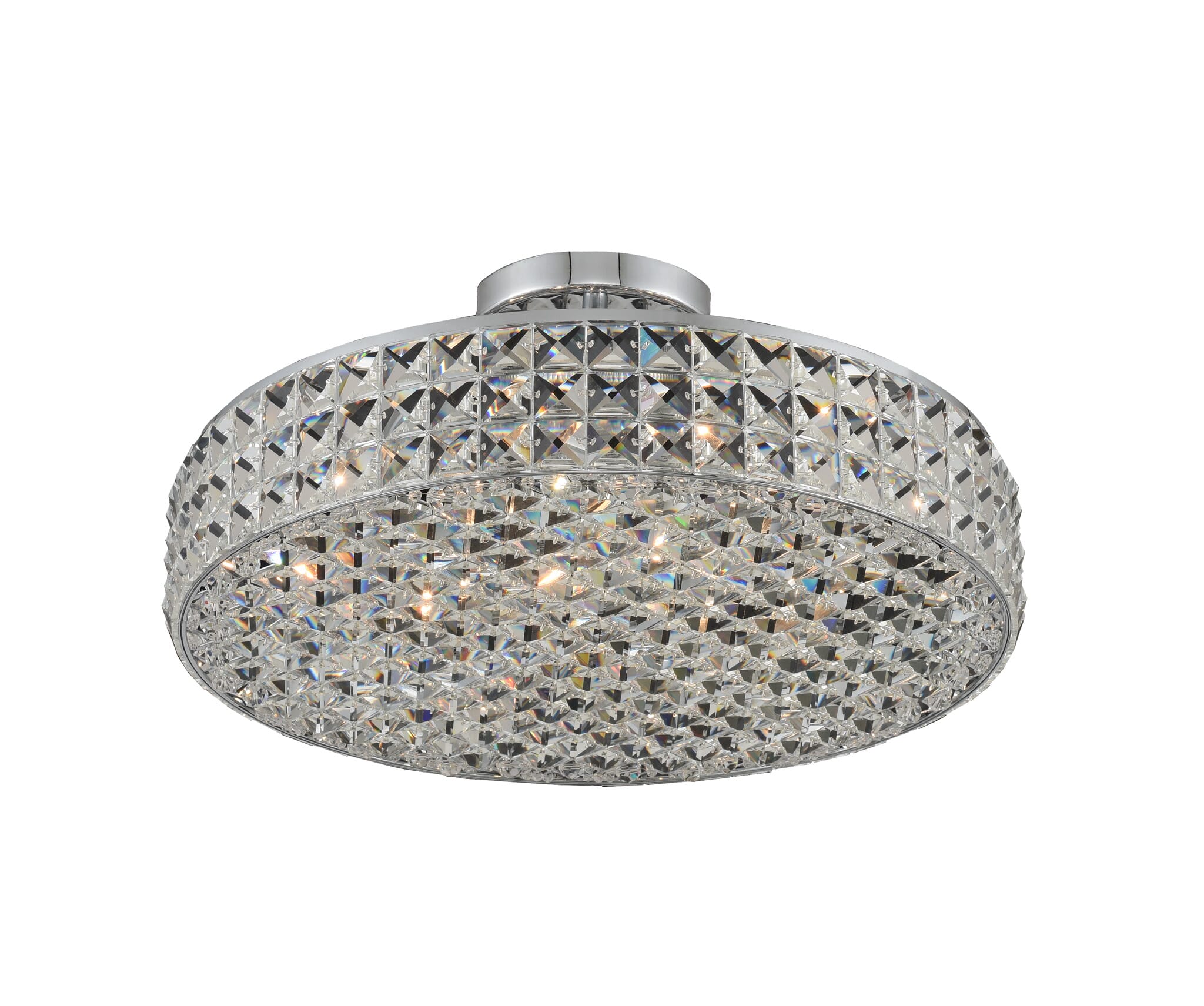 Allegri Loro 4-Light Ceiling Light in Chrome