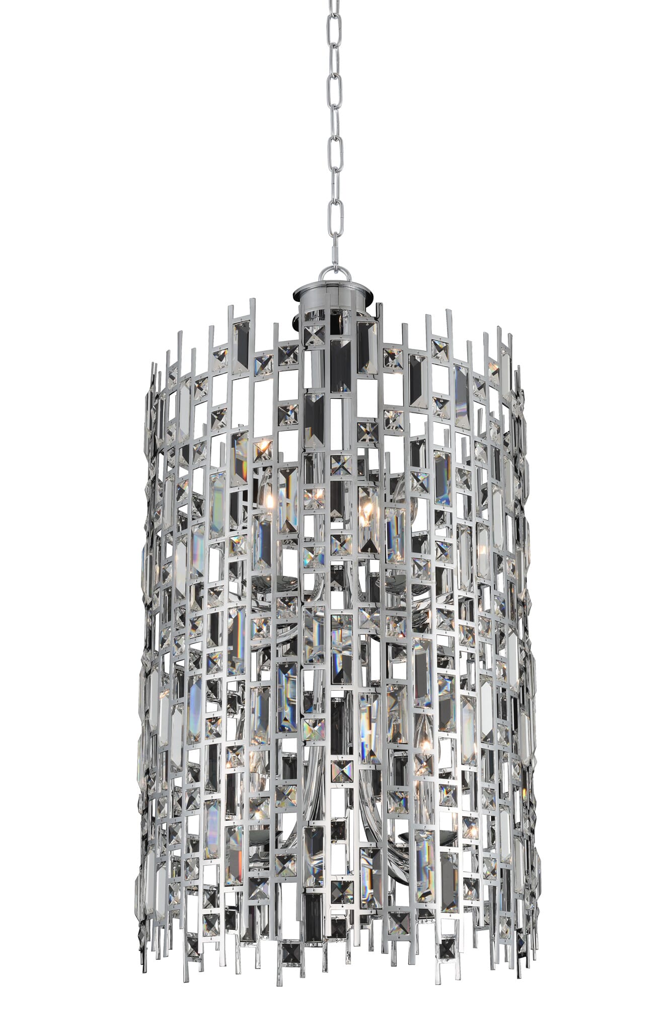 Allegri Fonseca 8-Light Pendant Light in Chrome