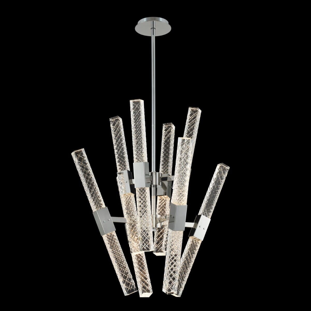 Allegri Apollo 26" Contemporary Chandelier in Chrome