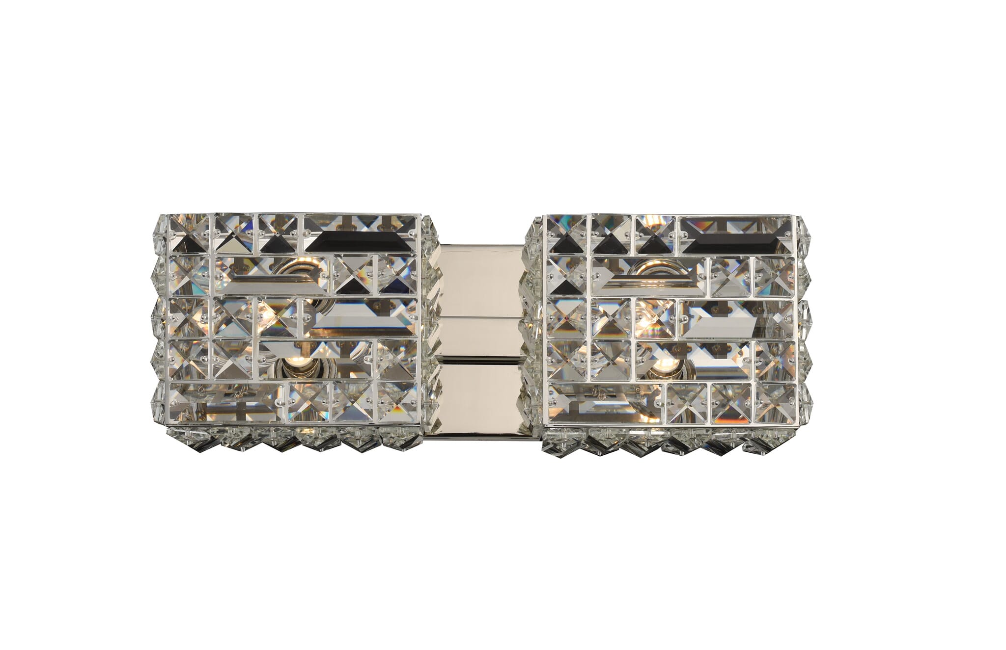 Allegri Marazzi 2-Light 14" Bathroom Vanity Light in Polished Nickel