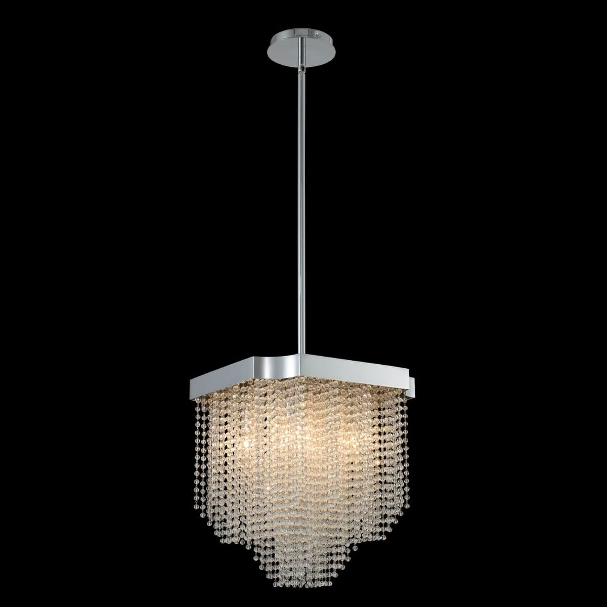 Allegri Tenda 5-Light 14" Pendant Light in Chrome