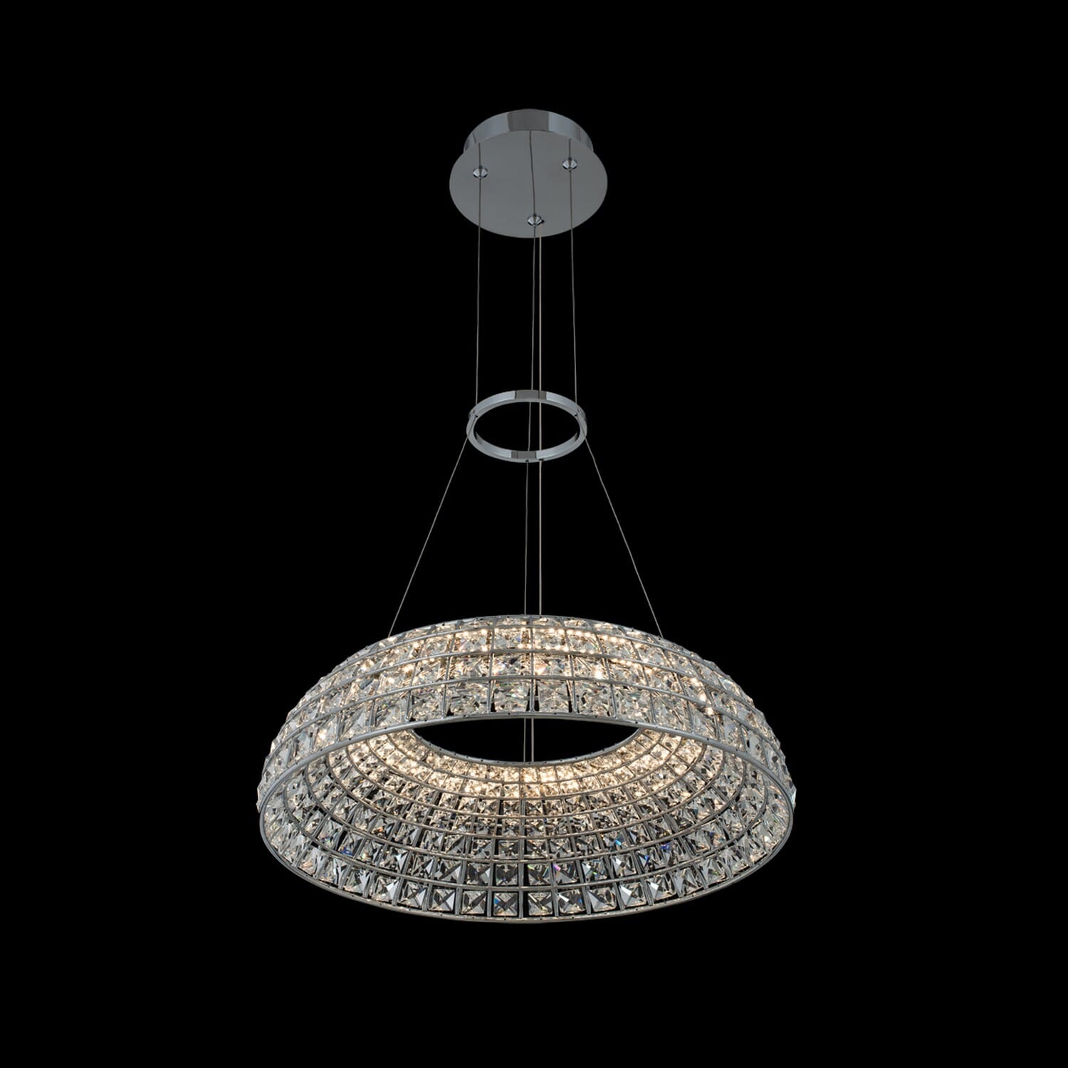 Allegri Nuvole Pendant Light in Chrome