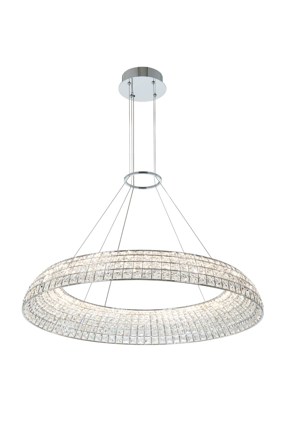 Allegri Nuvole Pendant Light in Chrome