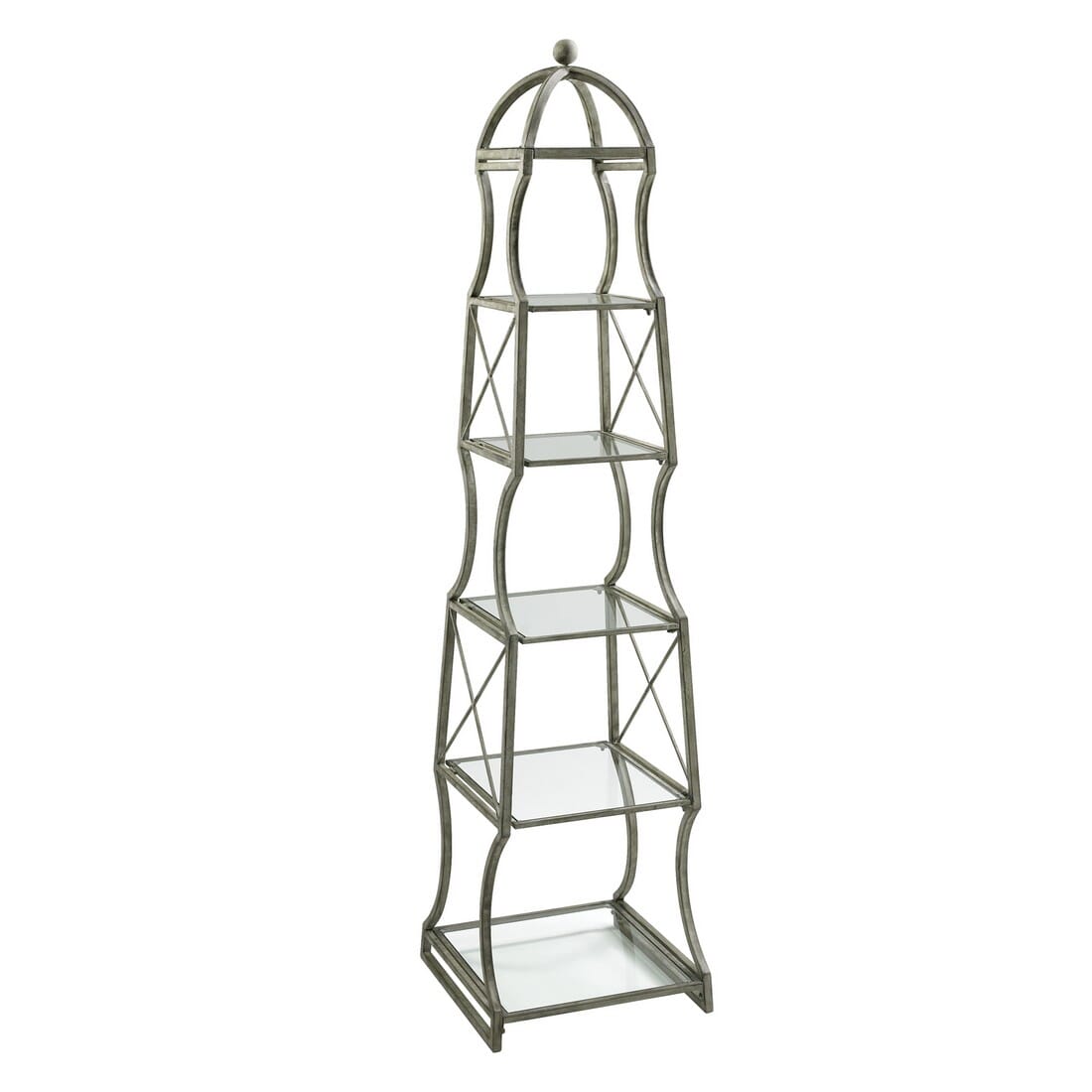 Cyan Design Chester 81" Etagere Stand in Rustic Gray