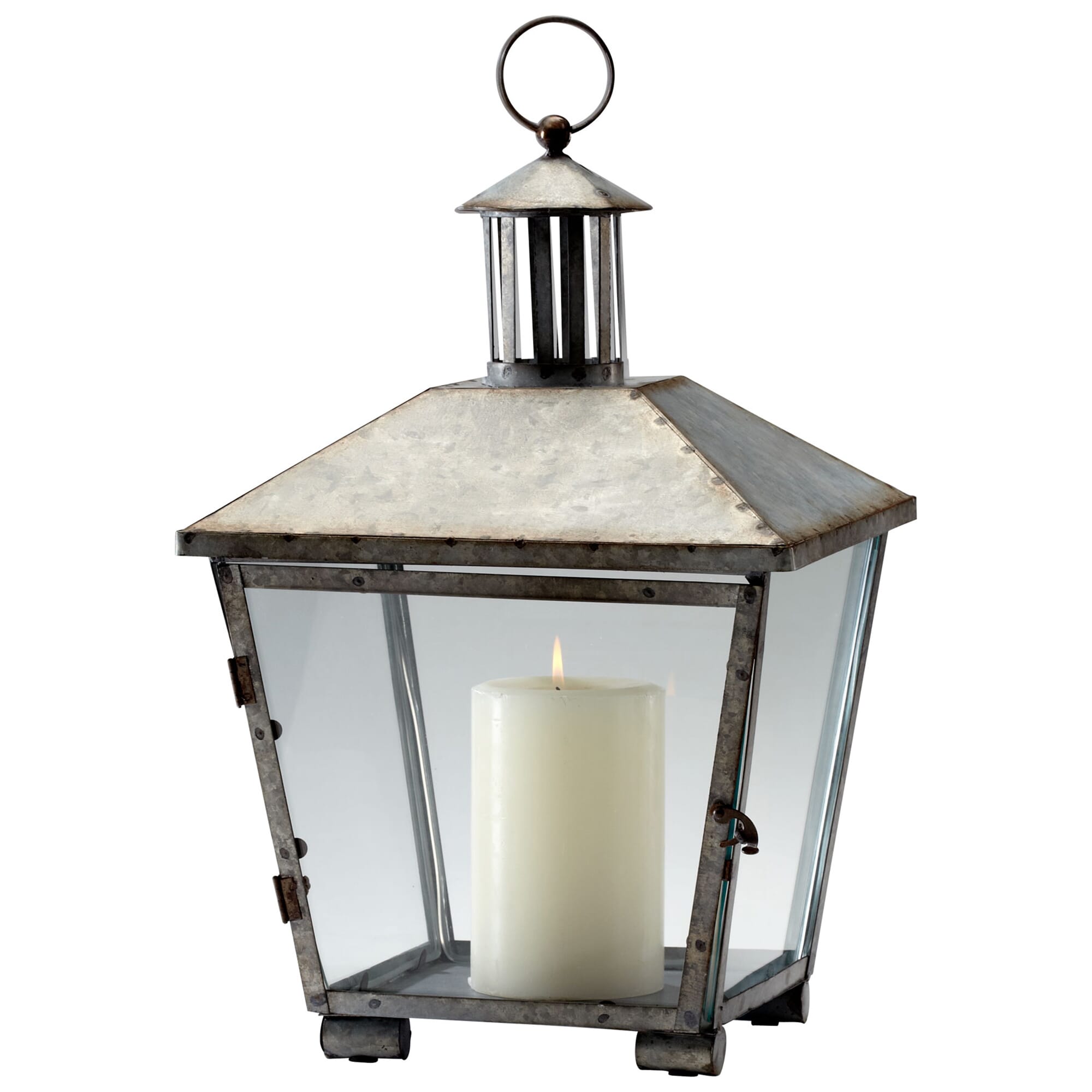 Cyan Design Delta Lantern in Rustic Iron