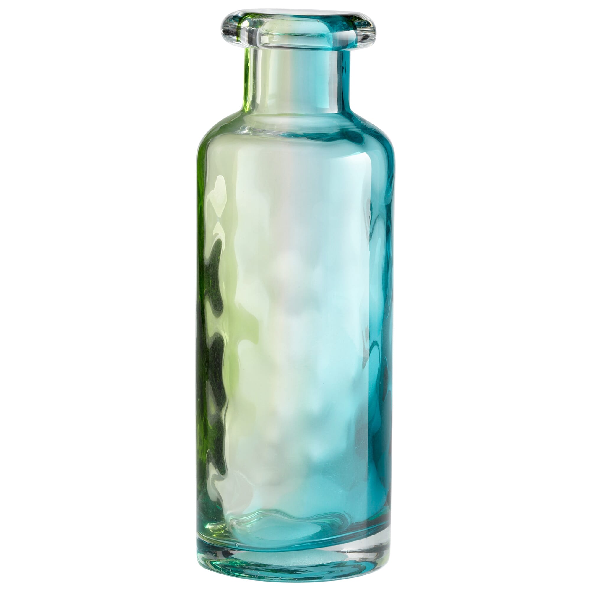 Cyan Design Large Rigby Vase in Green Blue And Clear