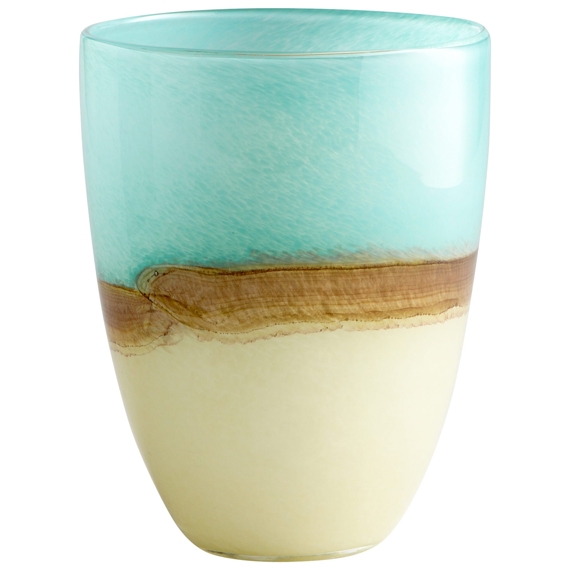 Cyan Design Medium Turquoise Earth Vase in Blue