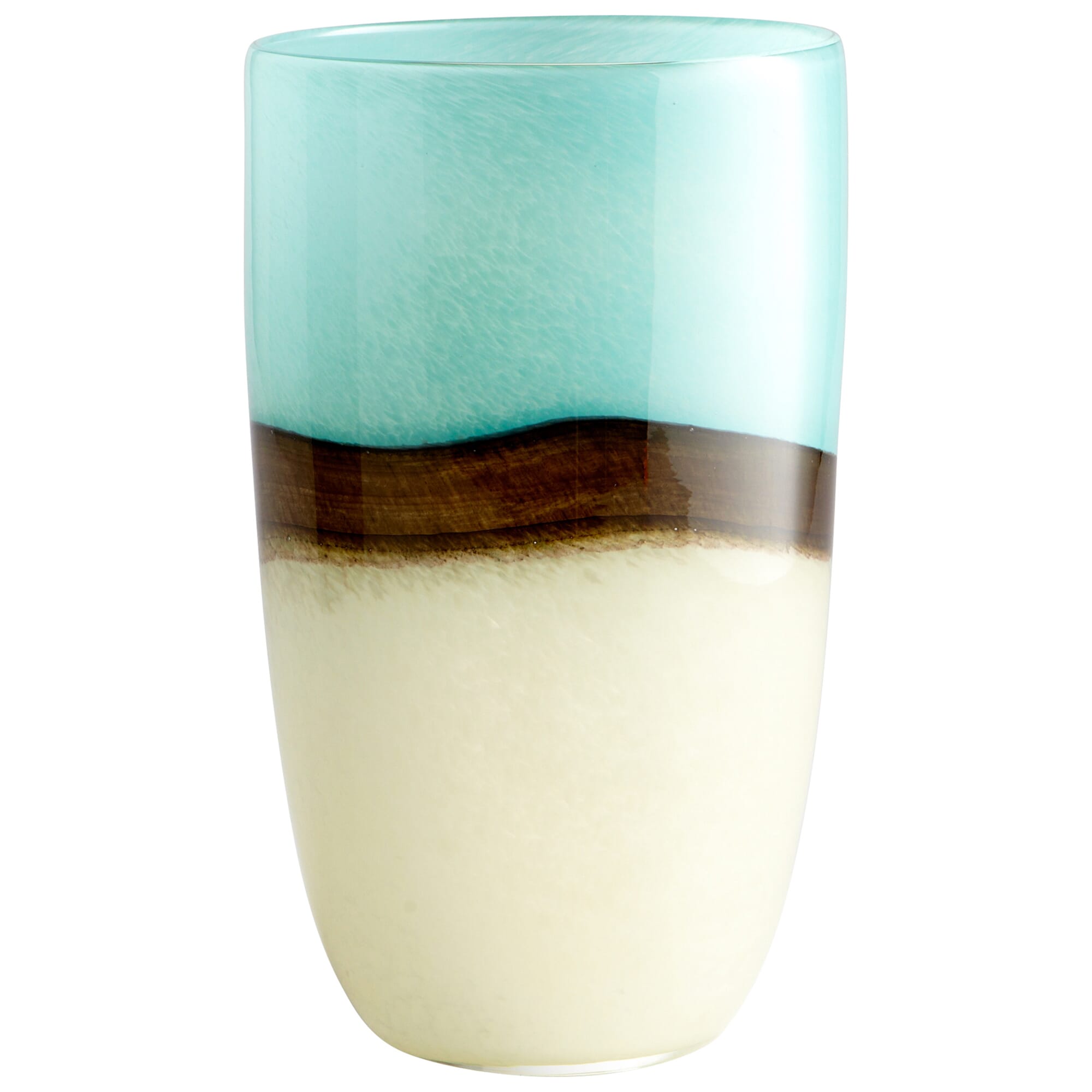 Cyan Design Large Turquoise Earth Vase in Blue