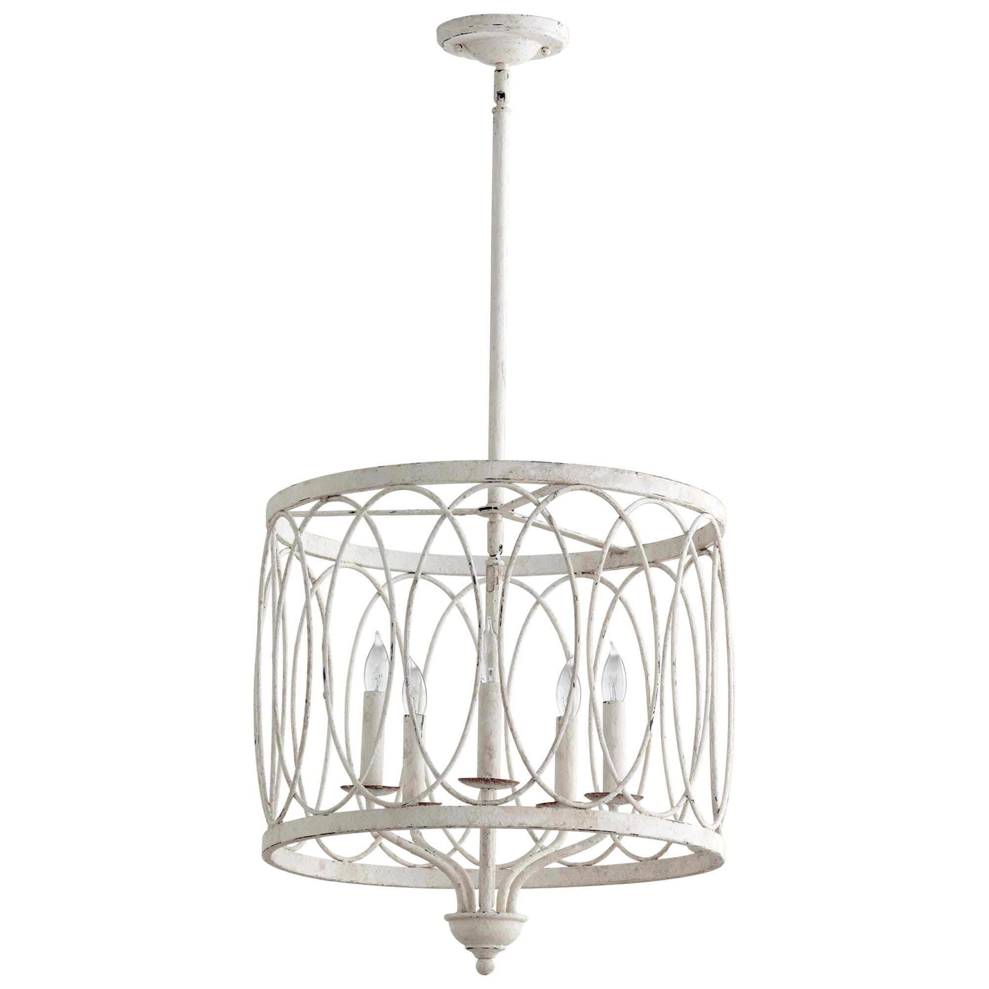 Cyan Design Sausalito 5-Light Pendant Light in Persian White