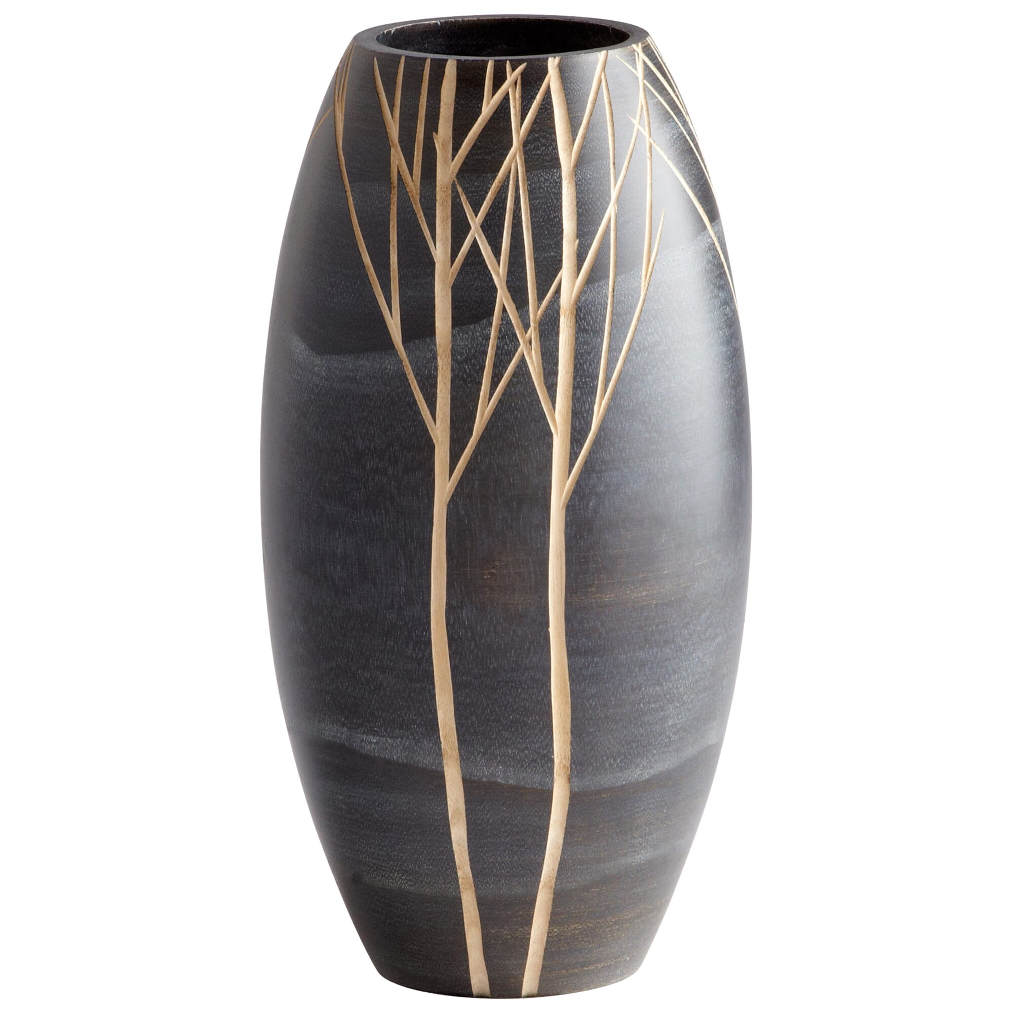 Cyan Design Small Onyx Winter Vase in Black