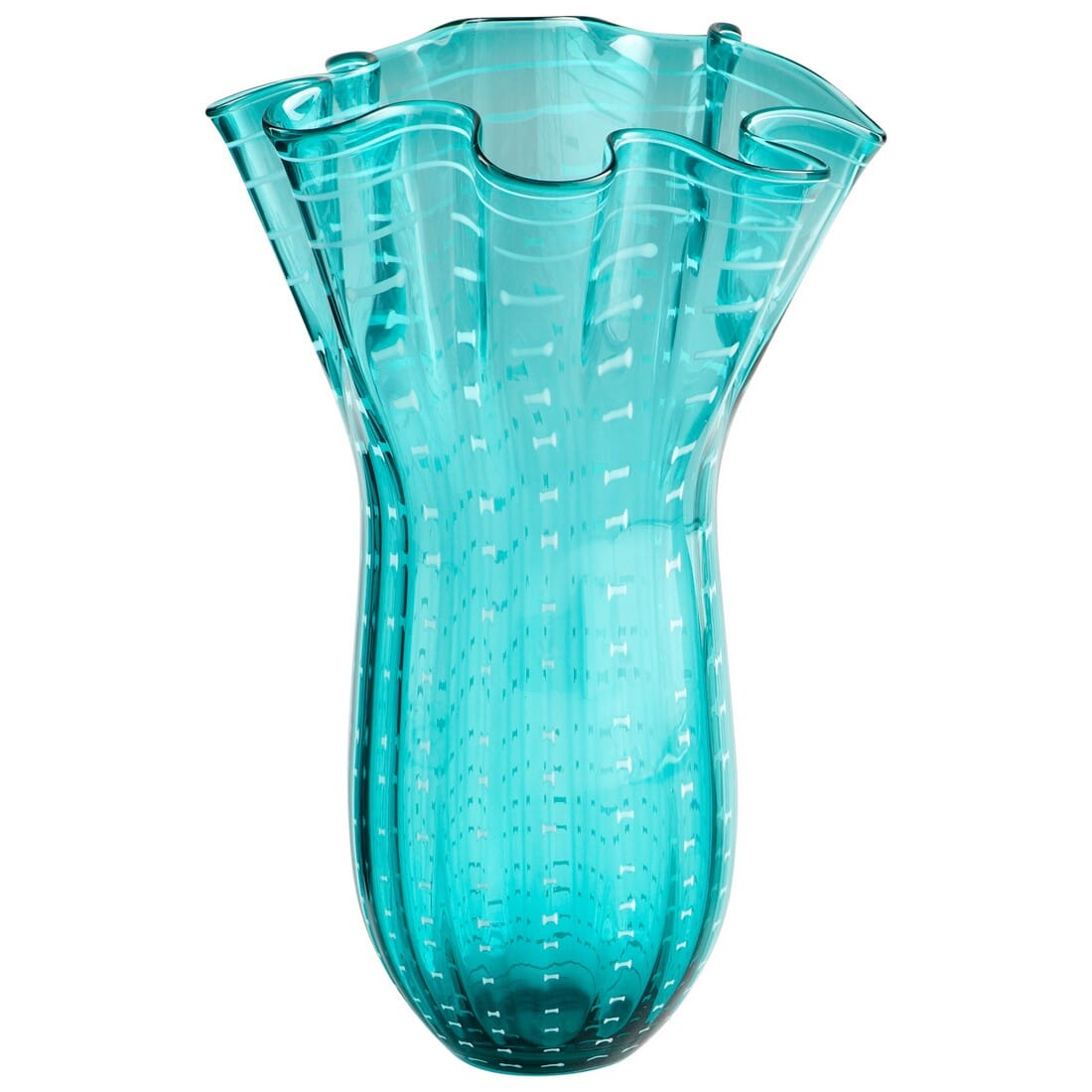 Cyan Design Under The Sea 23" Glass Vase in Blue