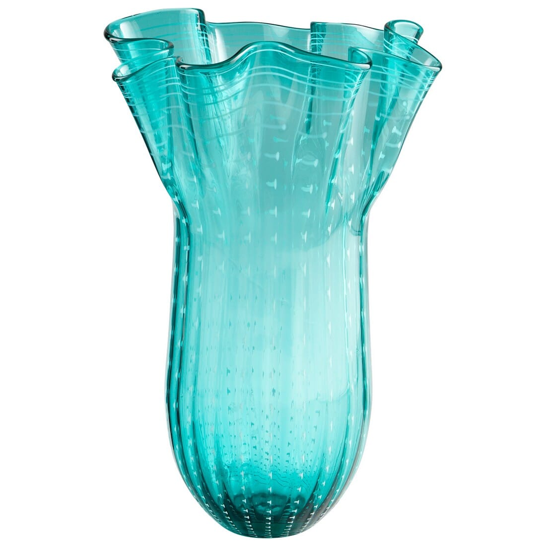 Cyan Design Under The Sea 29" Glass Vase in Blue