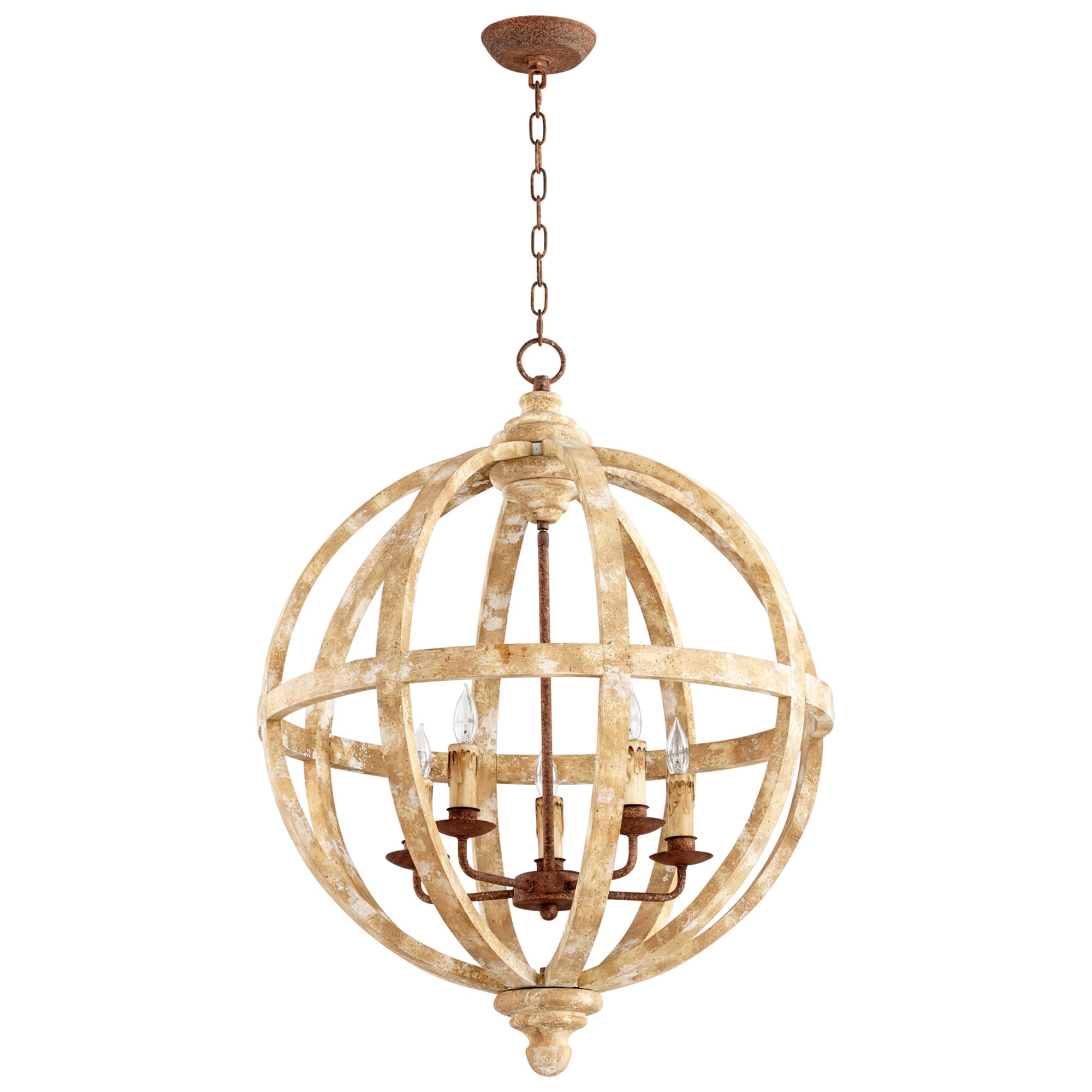 Cyan Design Landon 5-Light French Country Chandelier in Ashfield'S Plaster