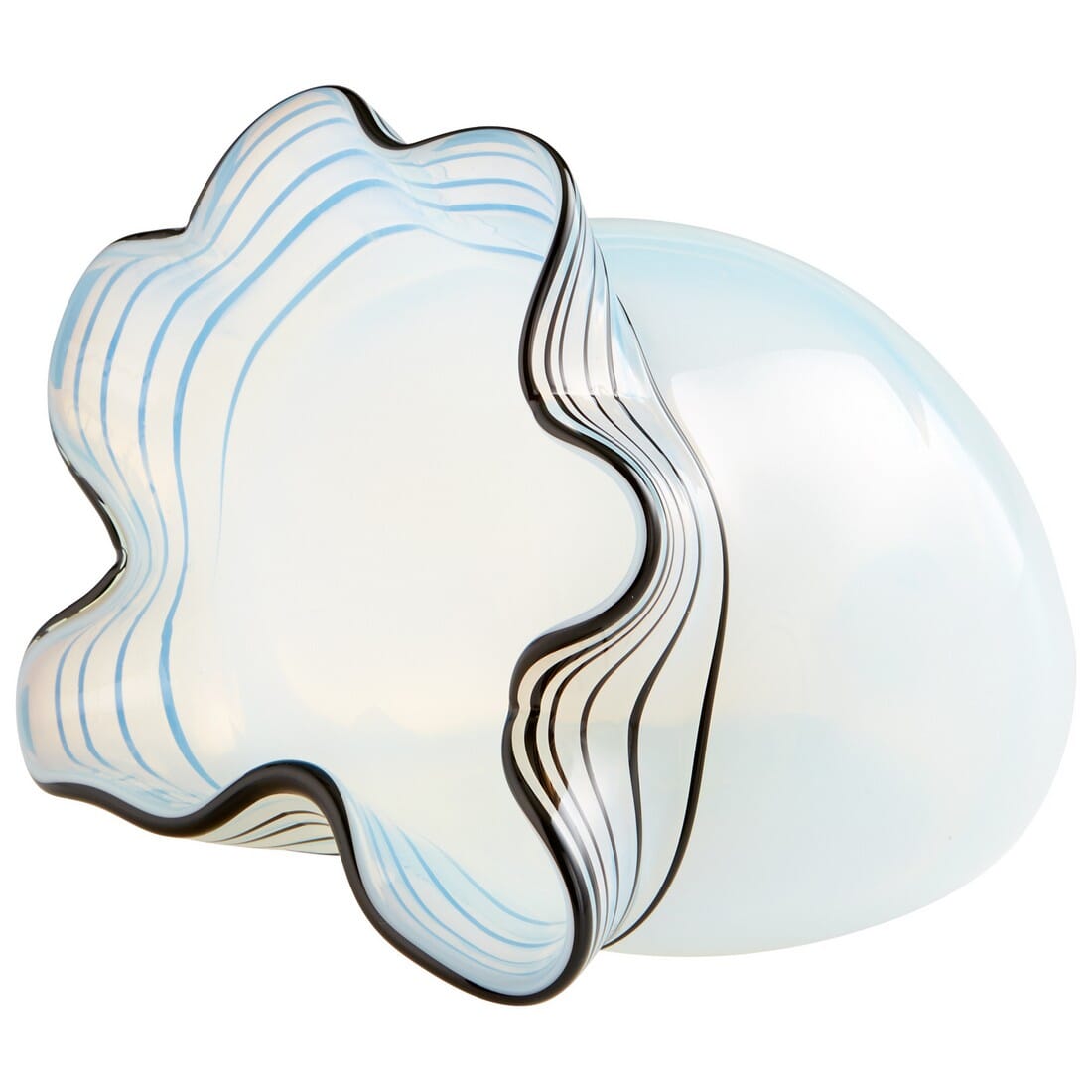 Cyan Design Moon Jelly 6.25" Glass Vase in White