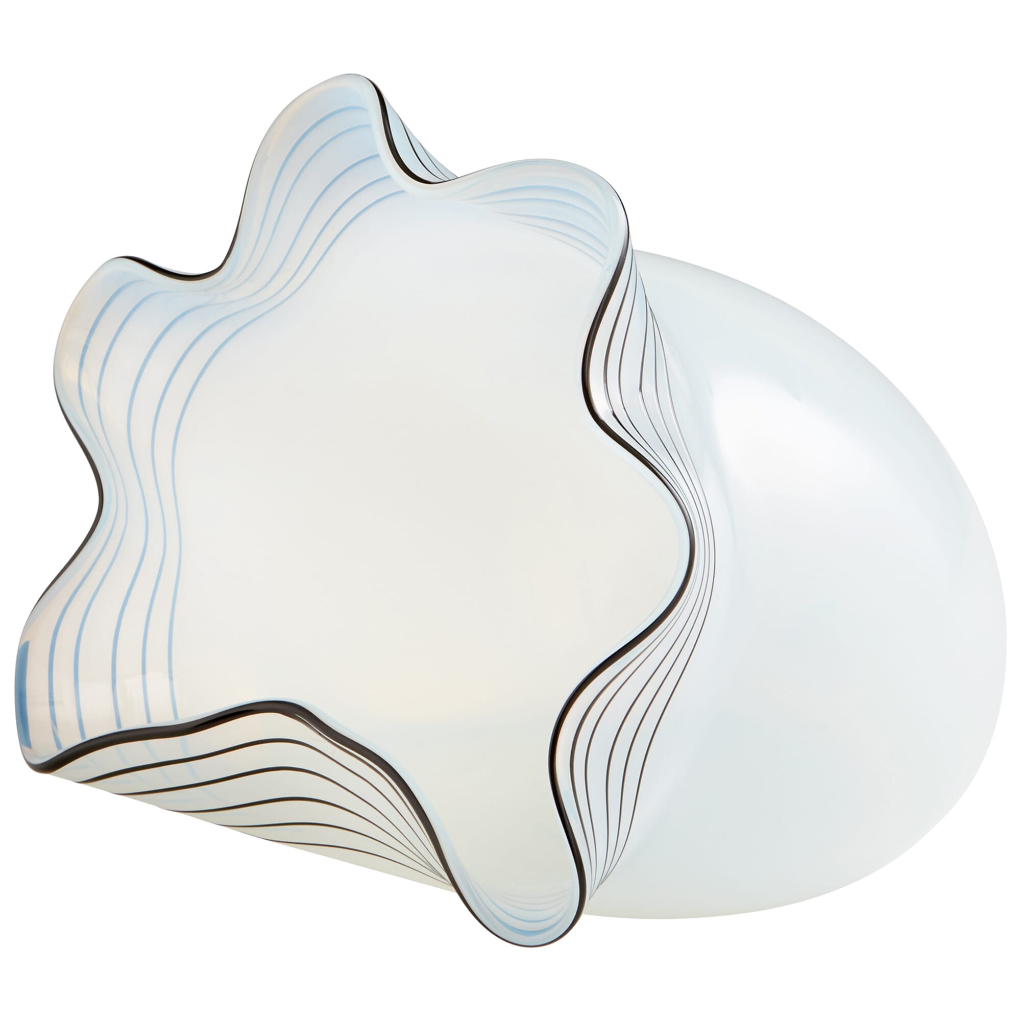 Cyan Design Medium Moon Jelly Vase in White