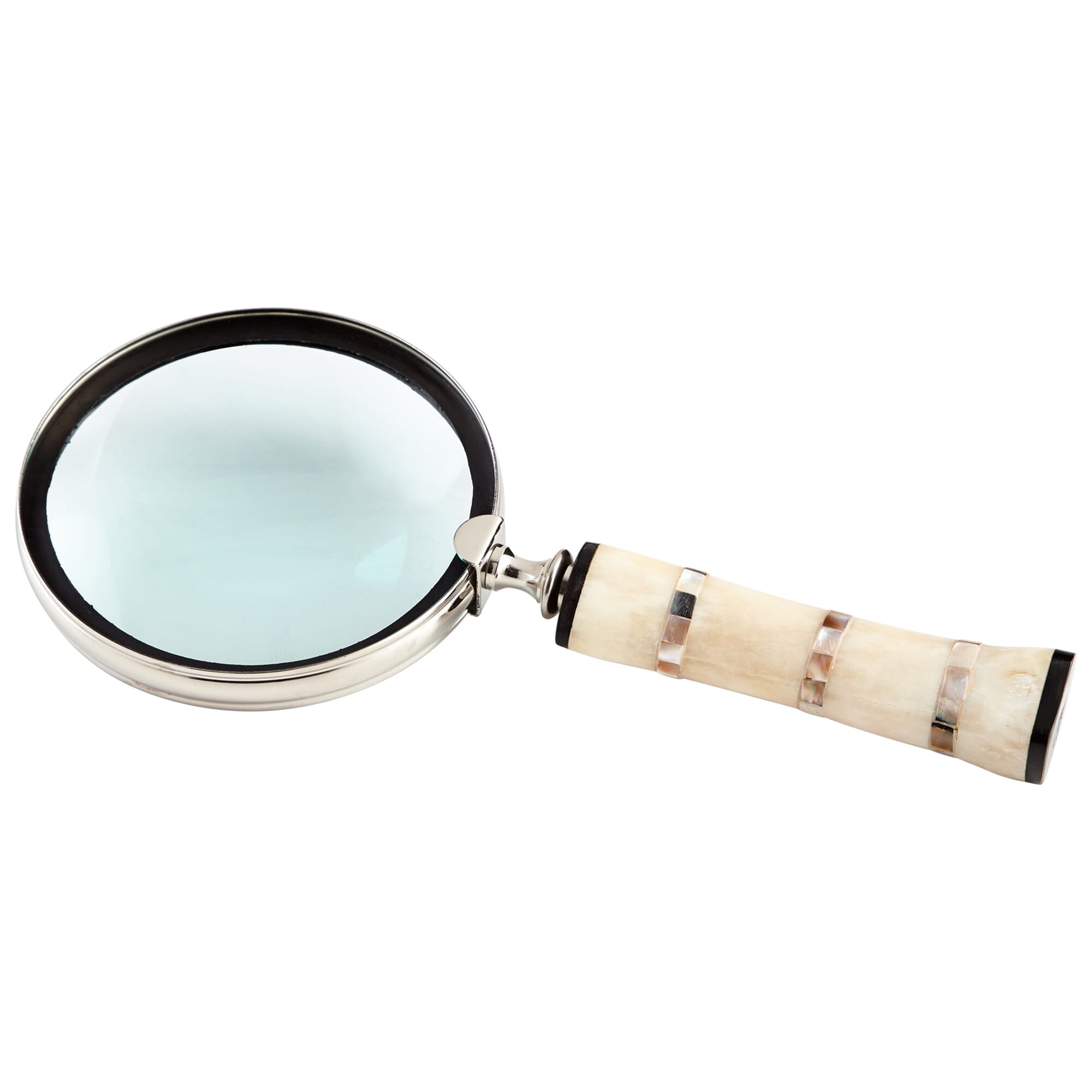 Cyan Design Watson Magnifier in Nickel And Bone