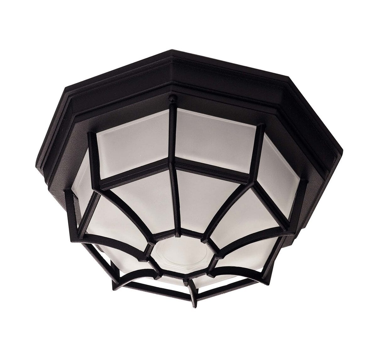 Savoy House 11" Outdoor Ceiling Light in Black