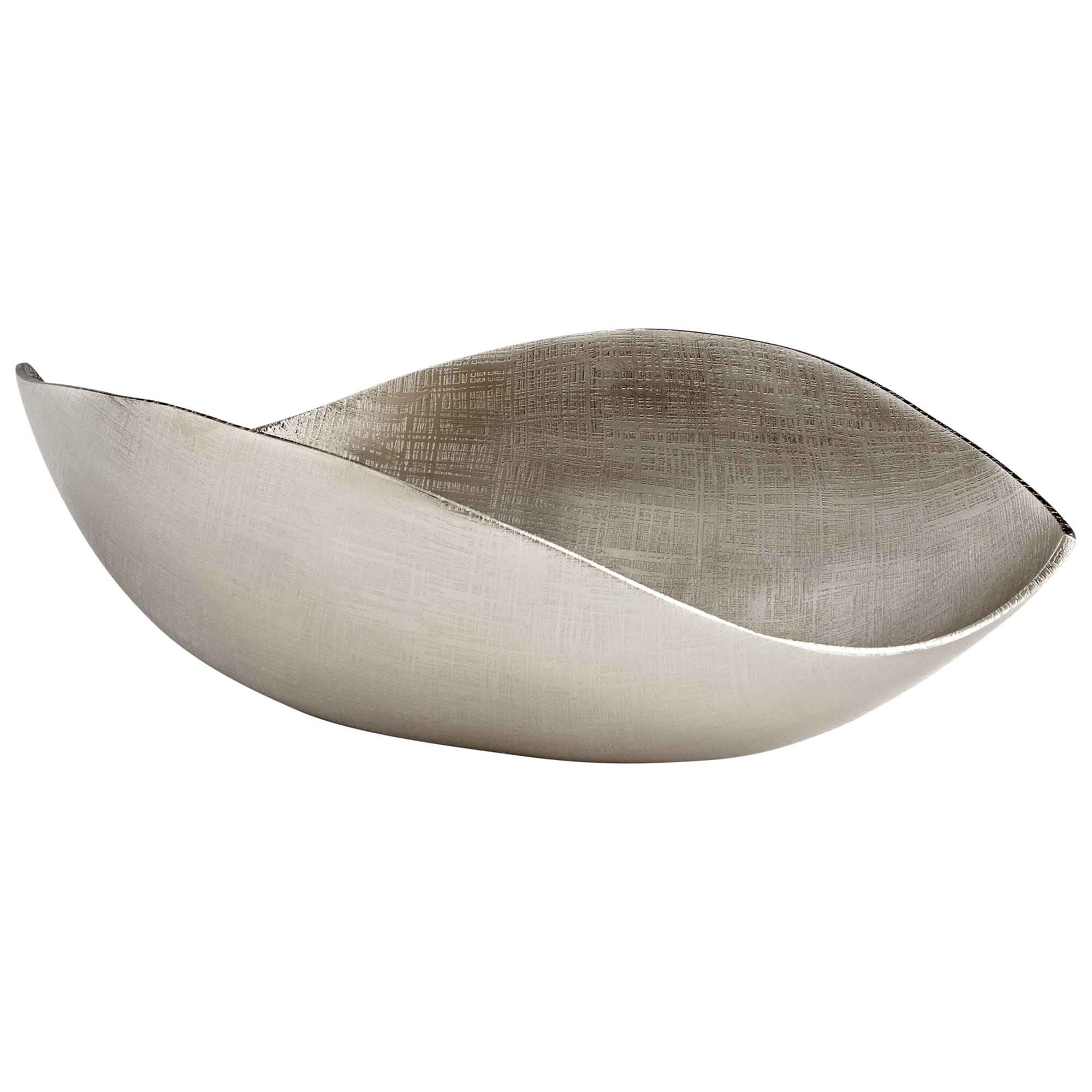 Cyan Design Large Thea Tray in Textured Nickel