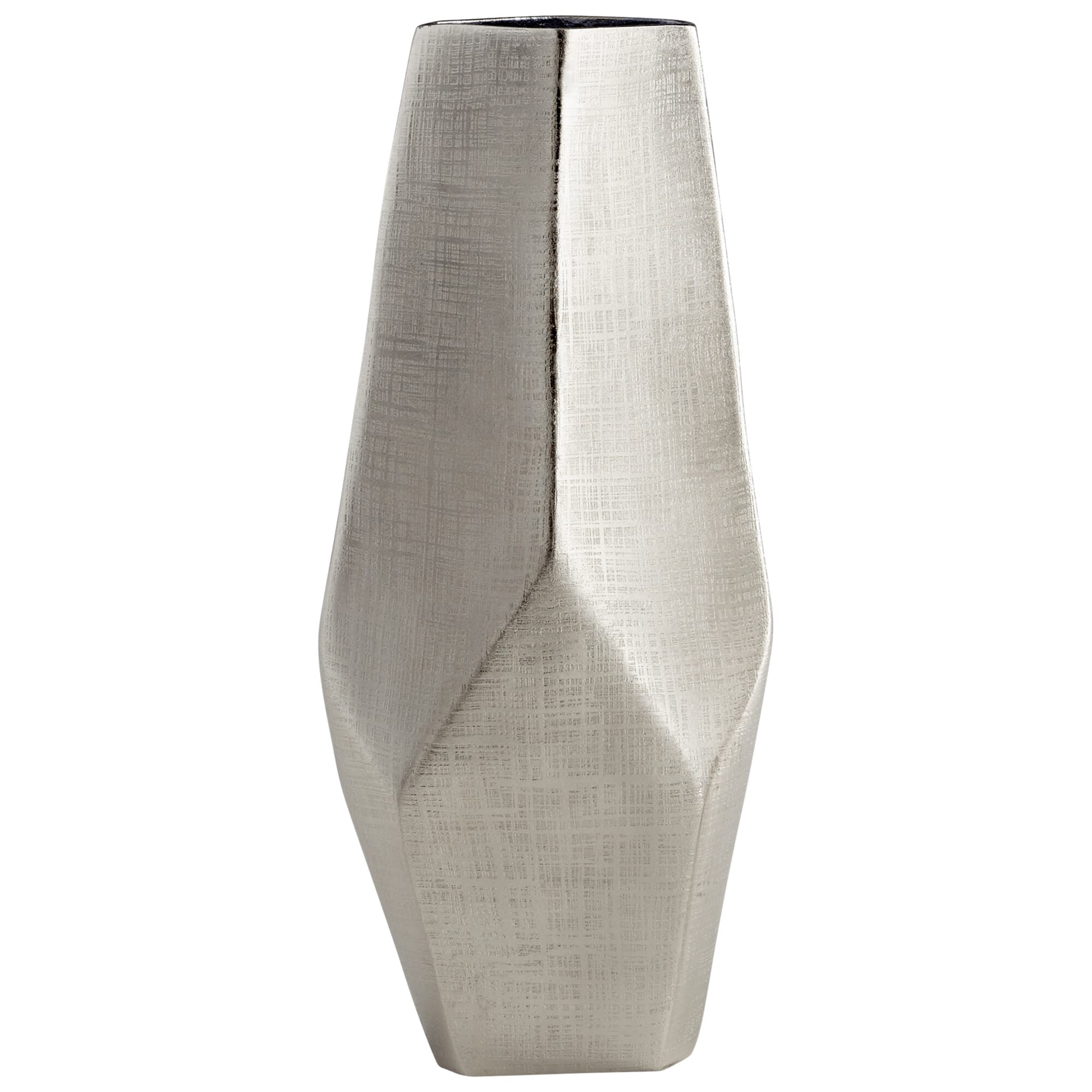 Cyan Design Large Celsus Vase in Textured Nickel