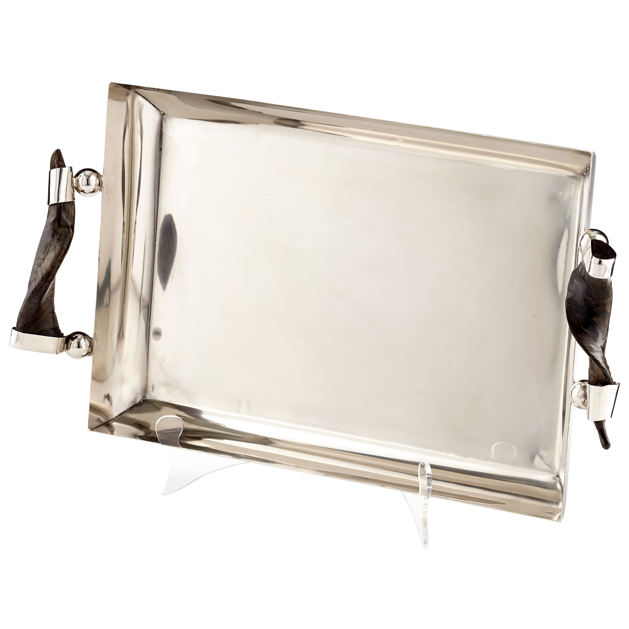 Cyan Design Arezzo Tray in Stainless Steel