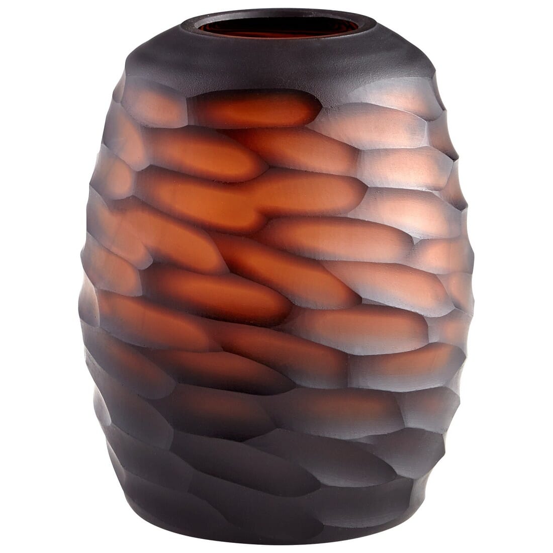 Cyan Design Comet 7" Glass Vase in Amber