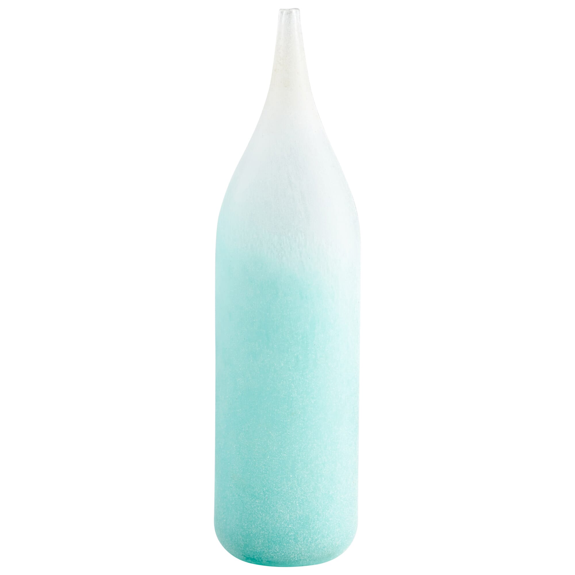 Cyan Design Large Luna Vase in Sky Blue And White