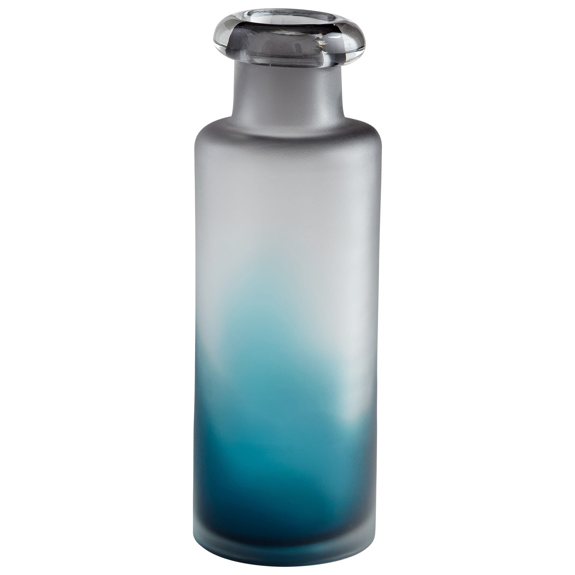 Cyan Design Medium Neptune Vase in Blue and Clear