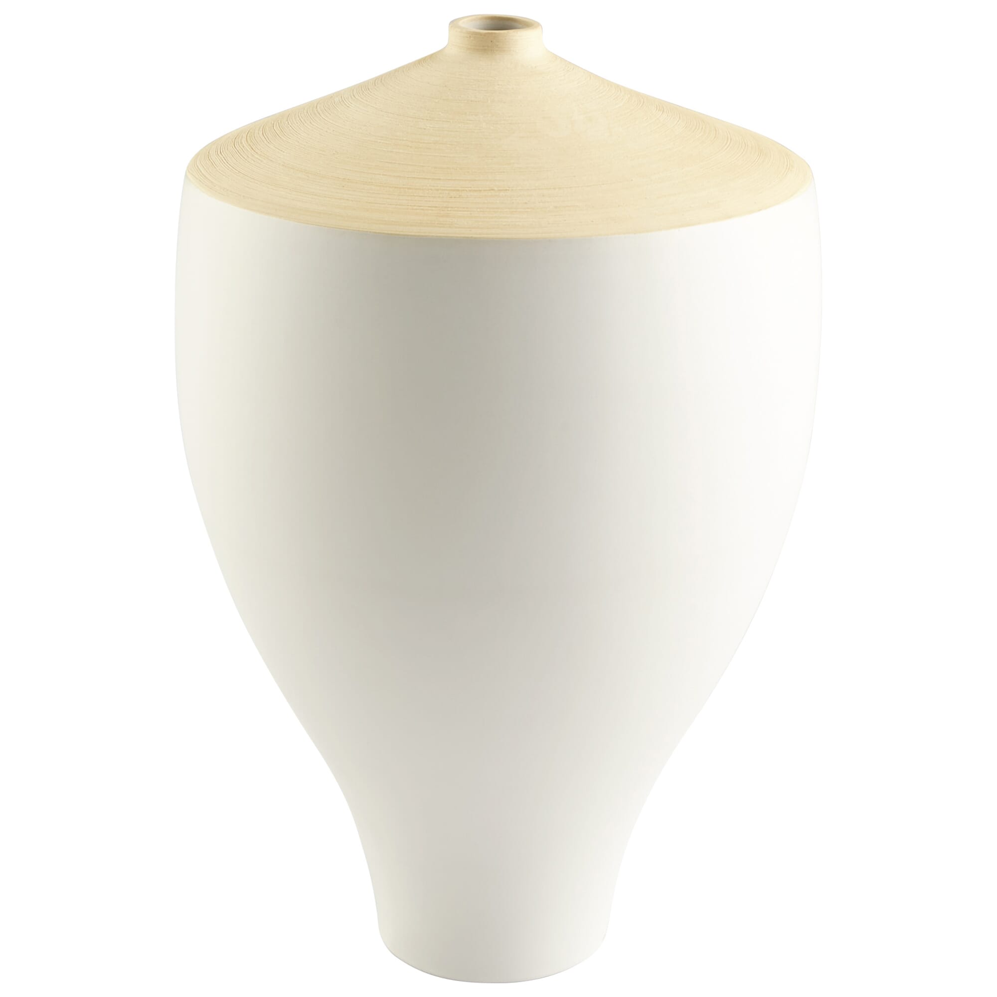 Cyan Design Large Inez Vase in Matte White