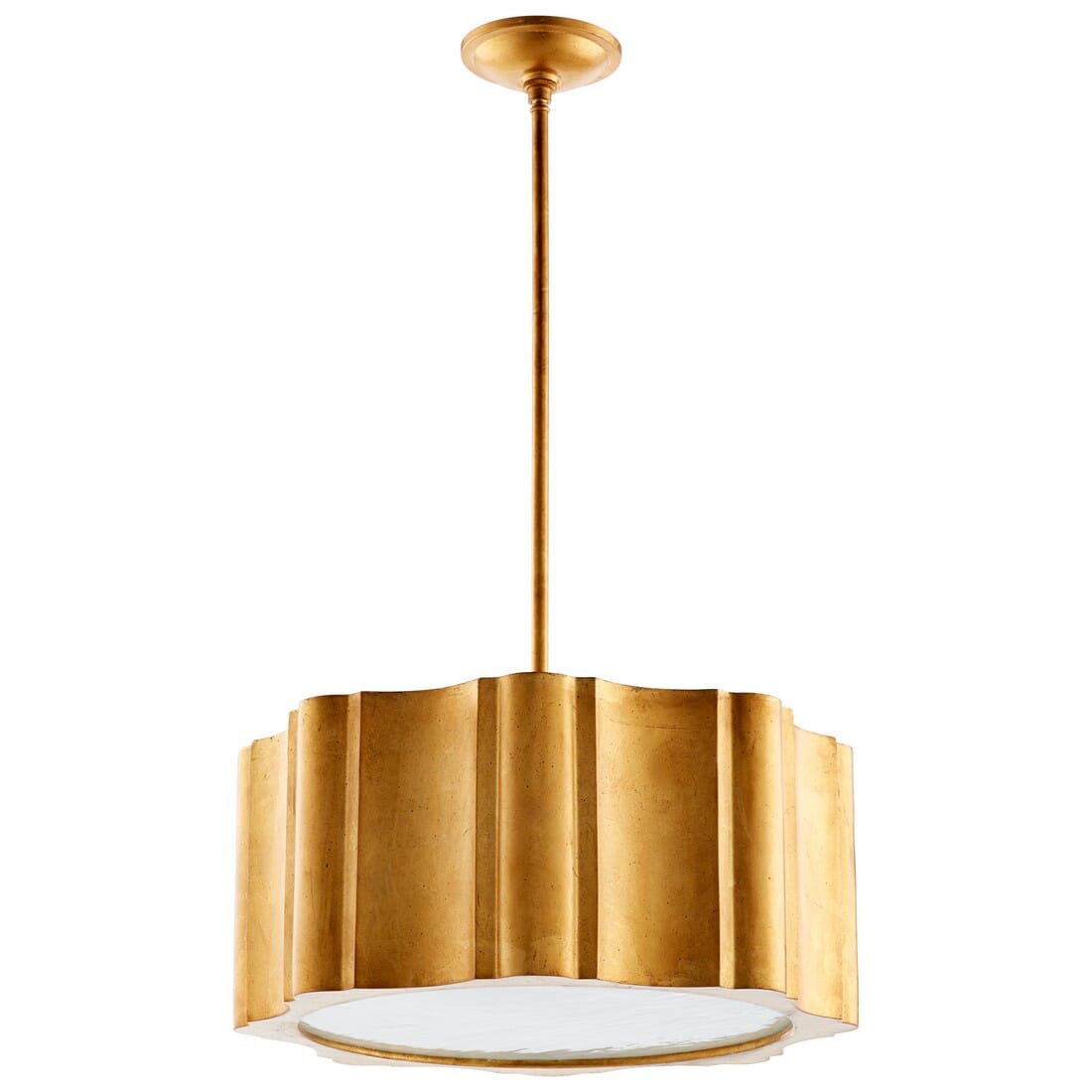 Cyan Design Cloud Nine 22" 6-Light Pendant in Gold Leaf