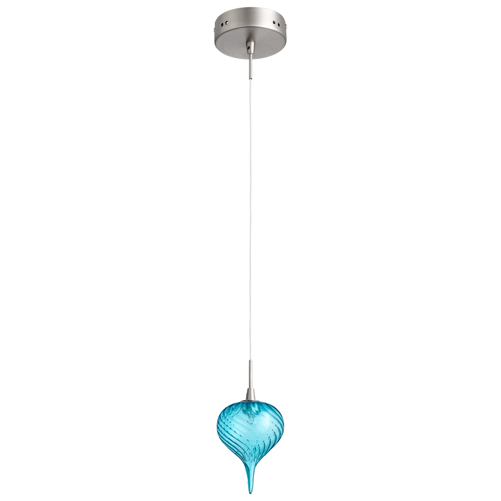 Cyan Design Pendant Light in Satin Nickel